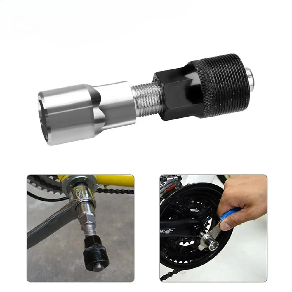 Tragbarer Fahrradkurbel-Reparatur-Extraktor, Tretlager-Entferner, Kurbelabzieher, Pedal-Entferner, Fahrrad-Reparaturwerkzeug