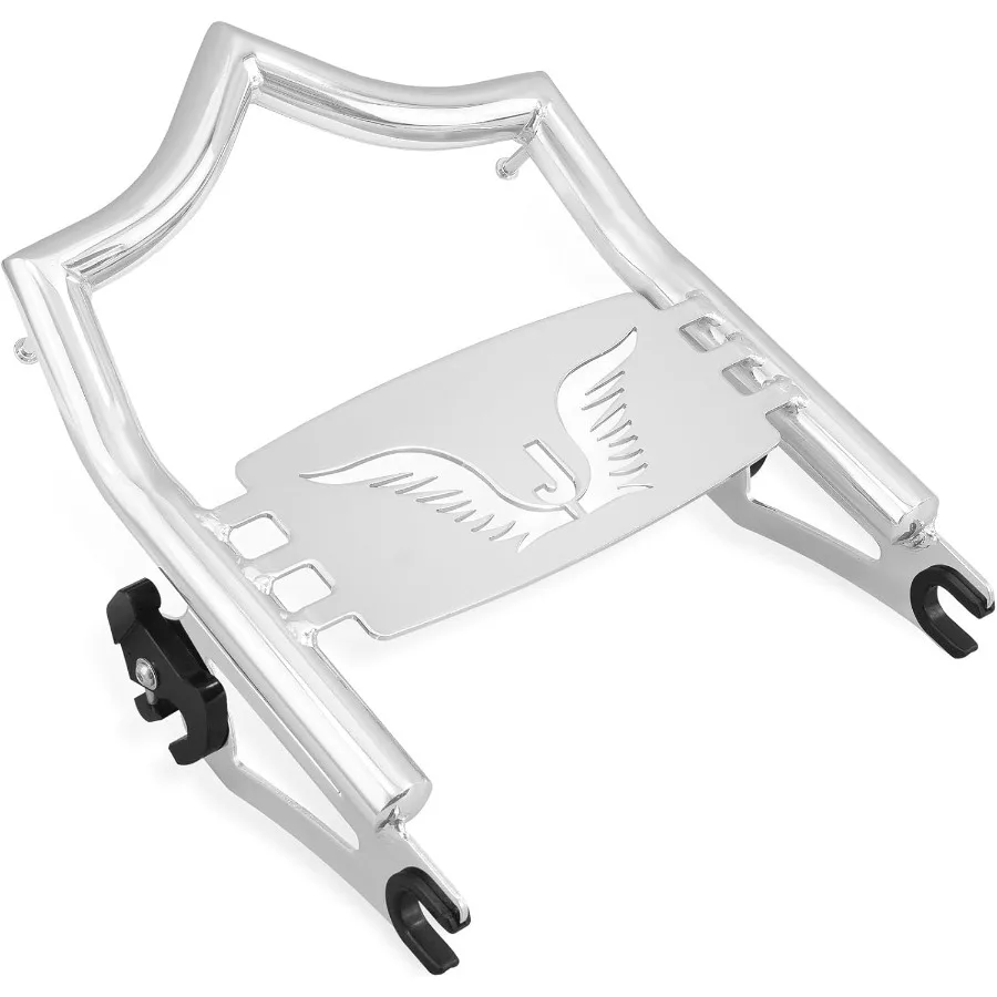 

Съемный багажник Stealth для Harley Touring Street Glide Road King Electra Glide 20092025, хромированная отделка, легкий и