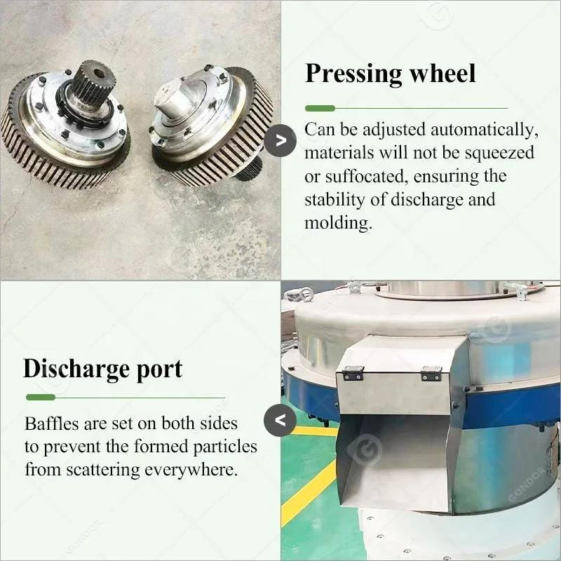 Commercial Vertical Ring Die Wood Pellet Biomass Line Manufacture Pellet Make Machine 2 Ton Rice Husk