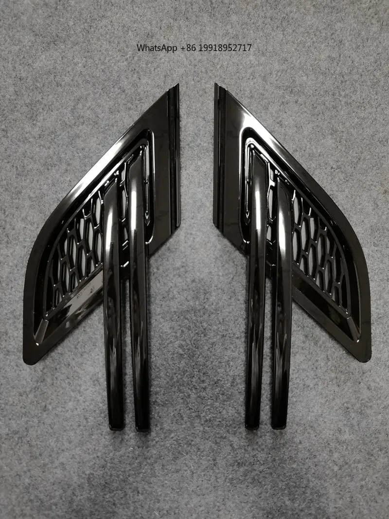 

Leaves Board Side Air Outlet Trim Air Grille Side Wing Air Flow Fender Body Kit JJ14