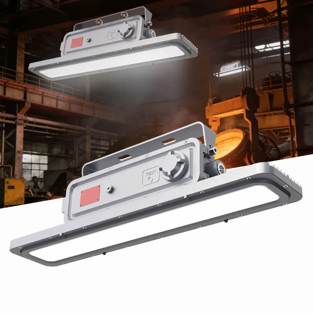 

Выгодная цена! Водонепроницаемый алюминиевый линейный светильник IP66 для высоких пролетов, 60W/100W, светодиодный взрывозащищенный светильник