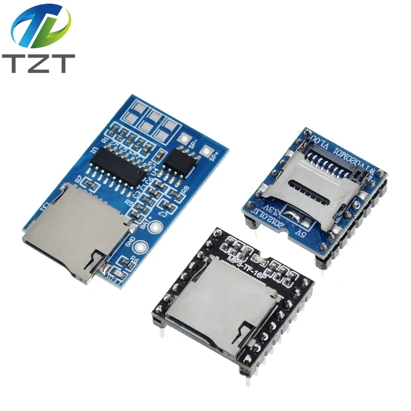 WTV020 GPD2846A Mini MP3 Player Module TF Card MP3 Sound Module Voice Module For Arduino GM Power Supply Module