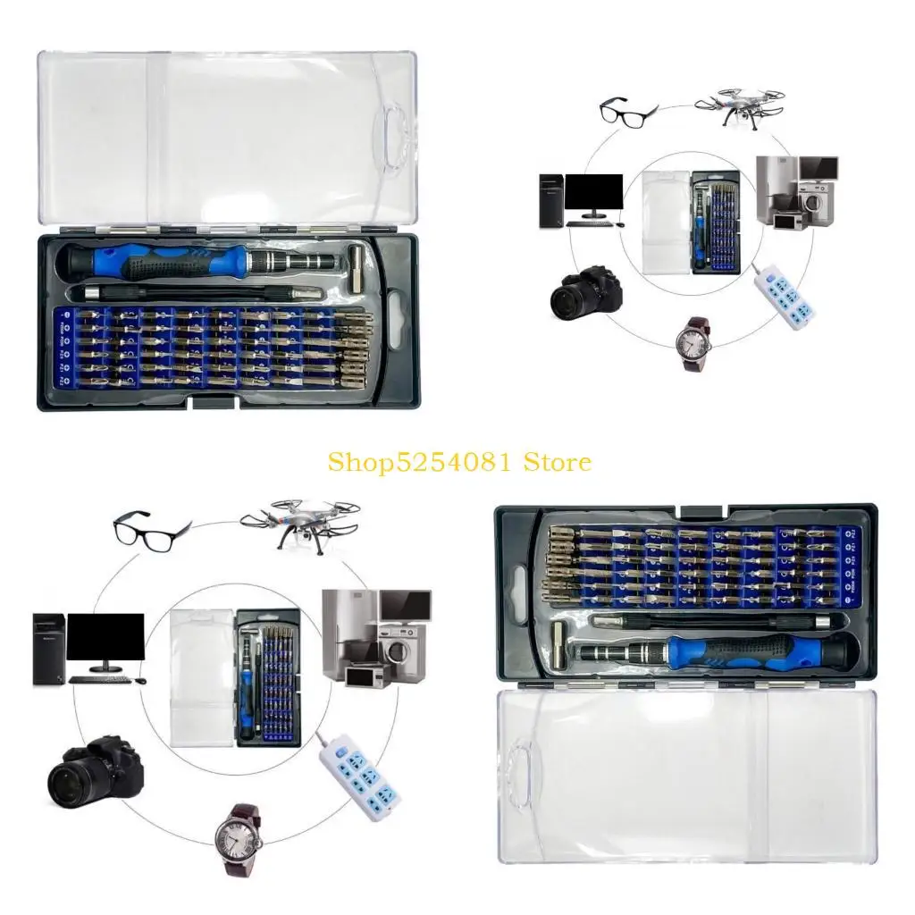 

AXYC Portable 58 Piece Repair Tool Screwdriver Set for Laptops and Small Electronics