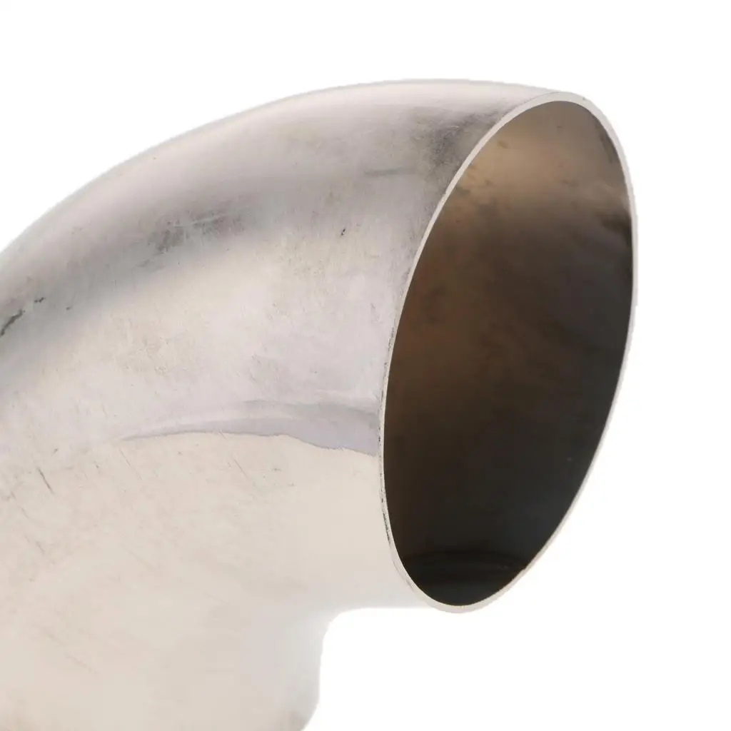 Car Exhaust Pipe 90 Degree Bend Stainless Steel Exhaust Tube Weld on Auto Accessory for Performance Upgrade