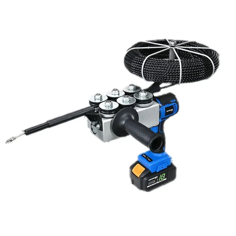 Rechargeable Brushless Threading Machine Automatic Electric Puller Through Wall  Lithium Battery  Threader