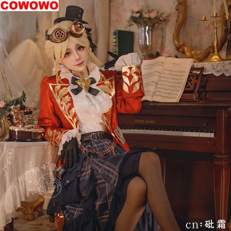 

Костюм для косплея Identity V: Очки, головные уборы, обувь механика для женщин, униформа для косплея, аниме-вечеринок, Хэллоуина, ролевых игр, платье