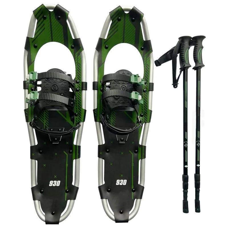 Factory OEM Wholesale Custom One-pull Binding Hiking Fully Adjustable Anti-slip Snowshoes For Men And Women