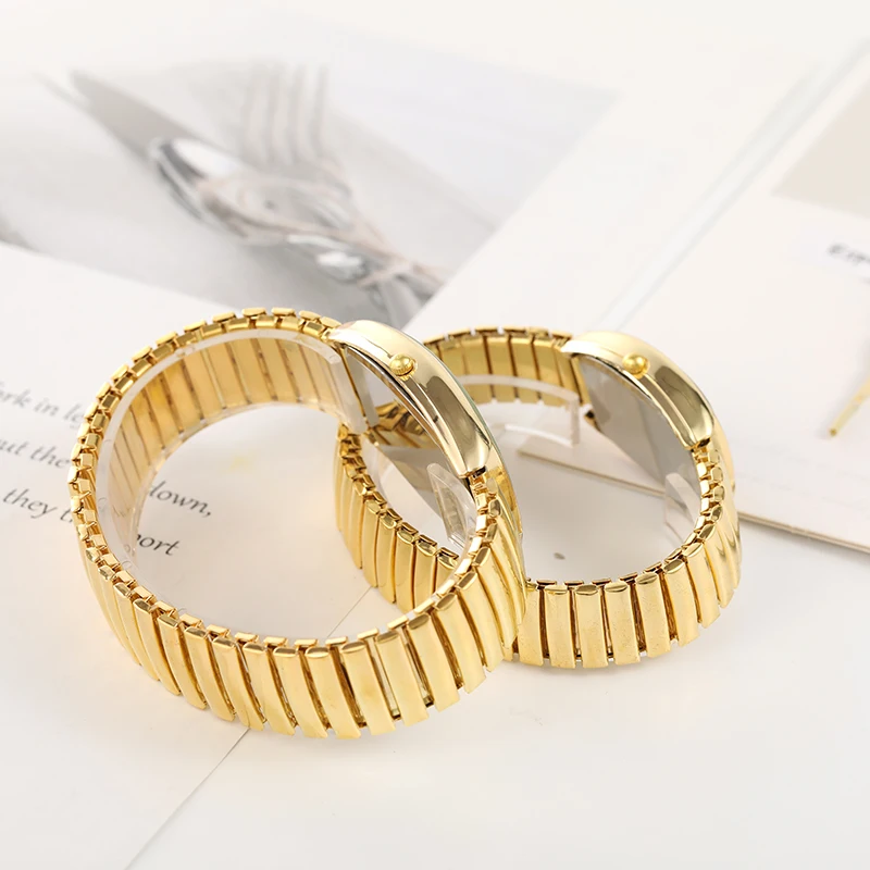 Arabic Large Digital Barrel-Shaped Couple Watch Men's Quartz Casual Watch for Middle-Aged and Elderly Women's Fashion Watch Suitable for Daily Wear