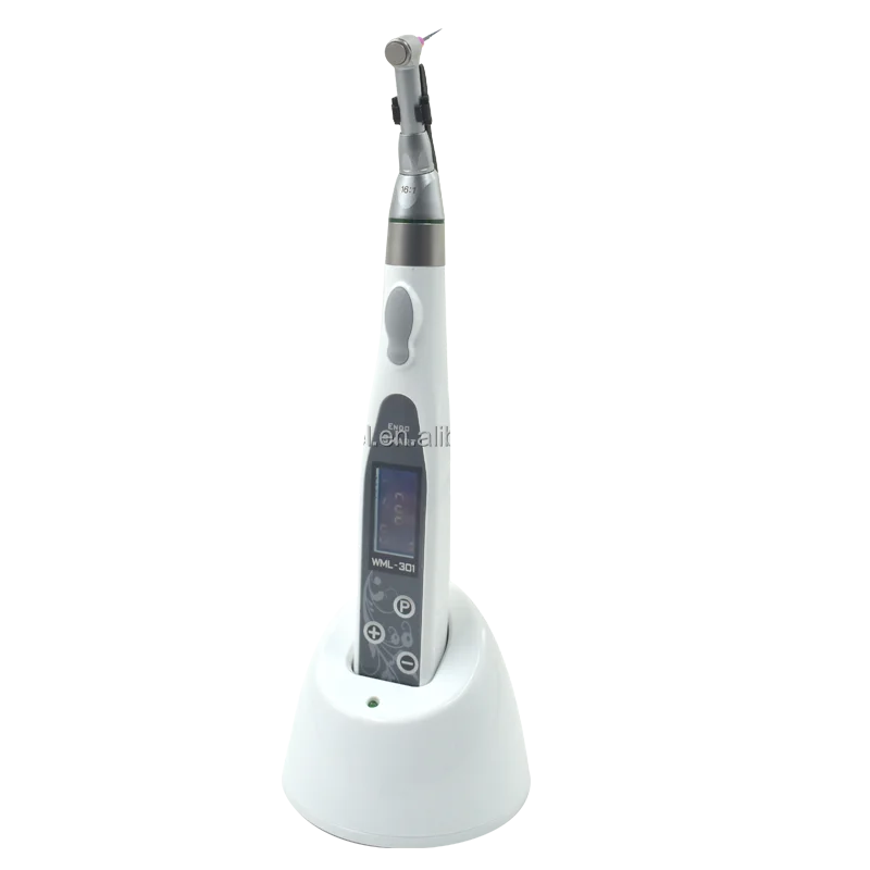 Dental Equipment Wireless LED Endo Motor With 16:1 Contra Angle Endodontic Electric Root Canal Endomotor 9 Modes