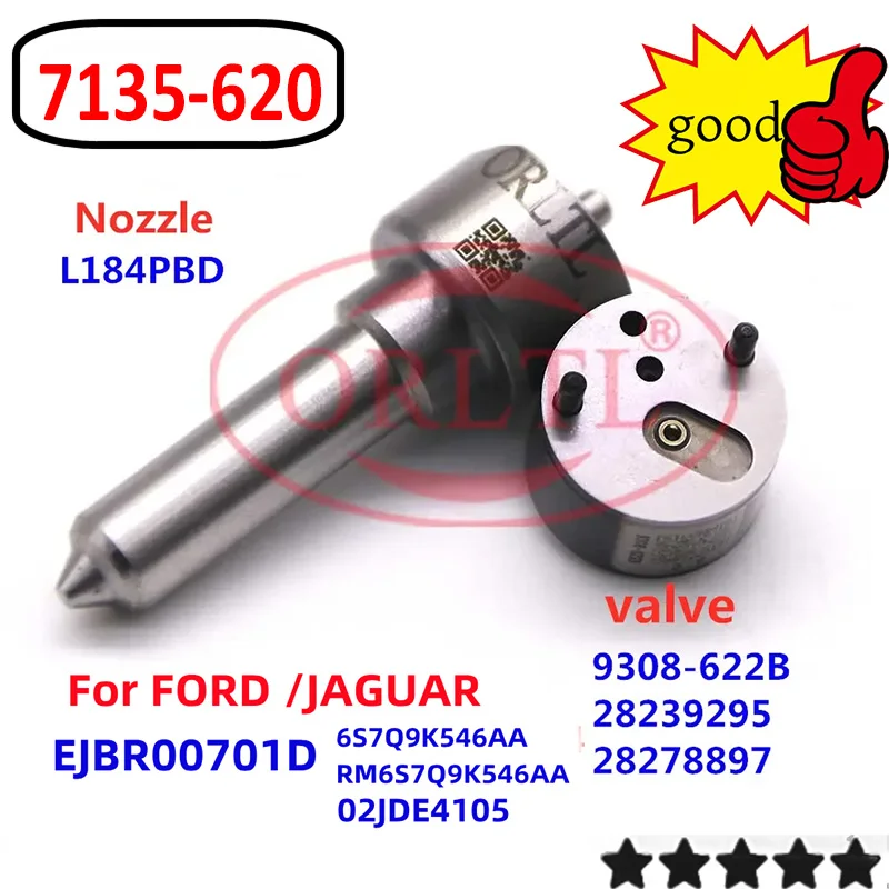 

Ремкомплект форсунки L184PBD (сопло 9308-622B, клапан 7135-620) для дизельных двигателей Delphi FORD EJBR00701D, EJDR00701D, EJDR00401D