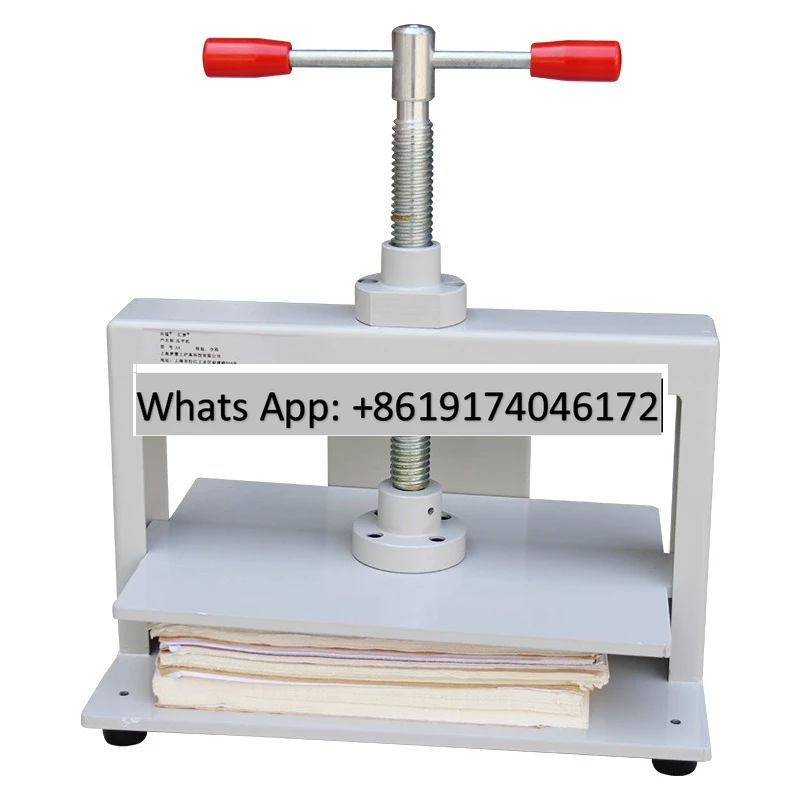 Binding Machine Manual A4 Book Binding Machine Manual Flat Paper  Machine Embossing Office School for Documents Stamps