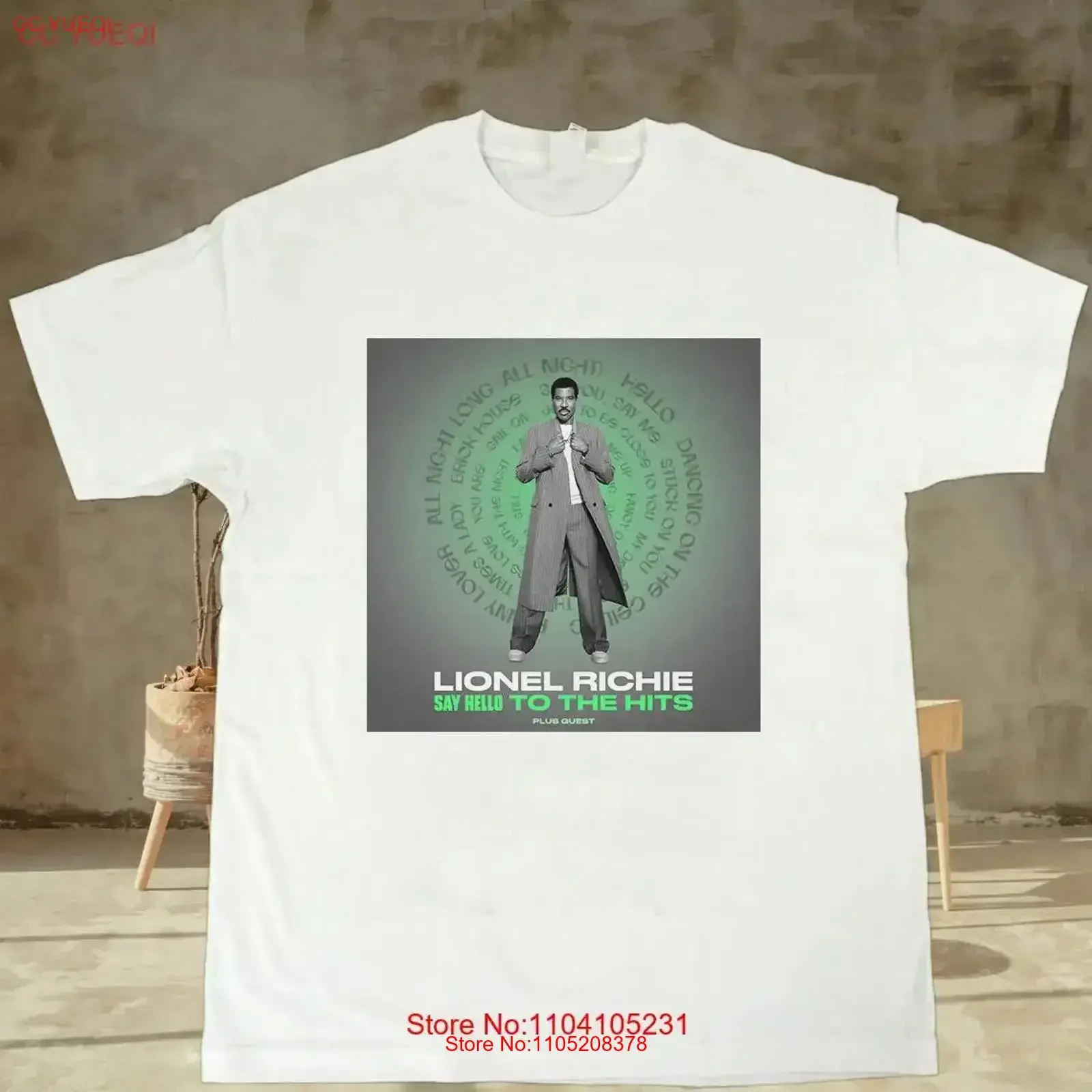 

Футболка Lionel Richie All Night Long Tour 2025, полный размер S 5XLET439, винтажная стираная дизайнерская одежда, модная повседневная дышащая одежда