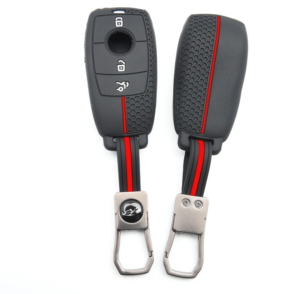 Smart Key Shell With Chain For Mercedes Benz A B C E S Class W213 W205 E200 E260 E300 E320 AMG CLA Dustproof Smooth Finish
