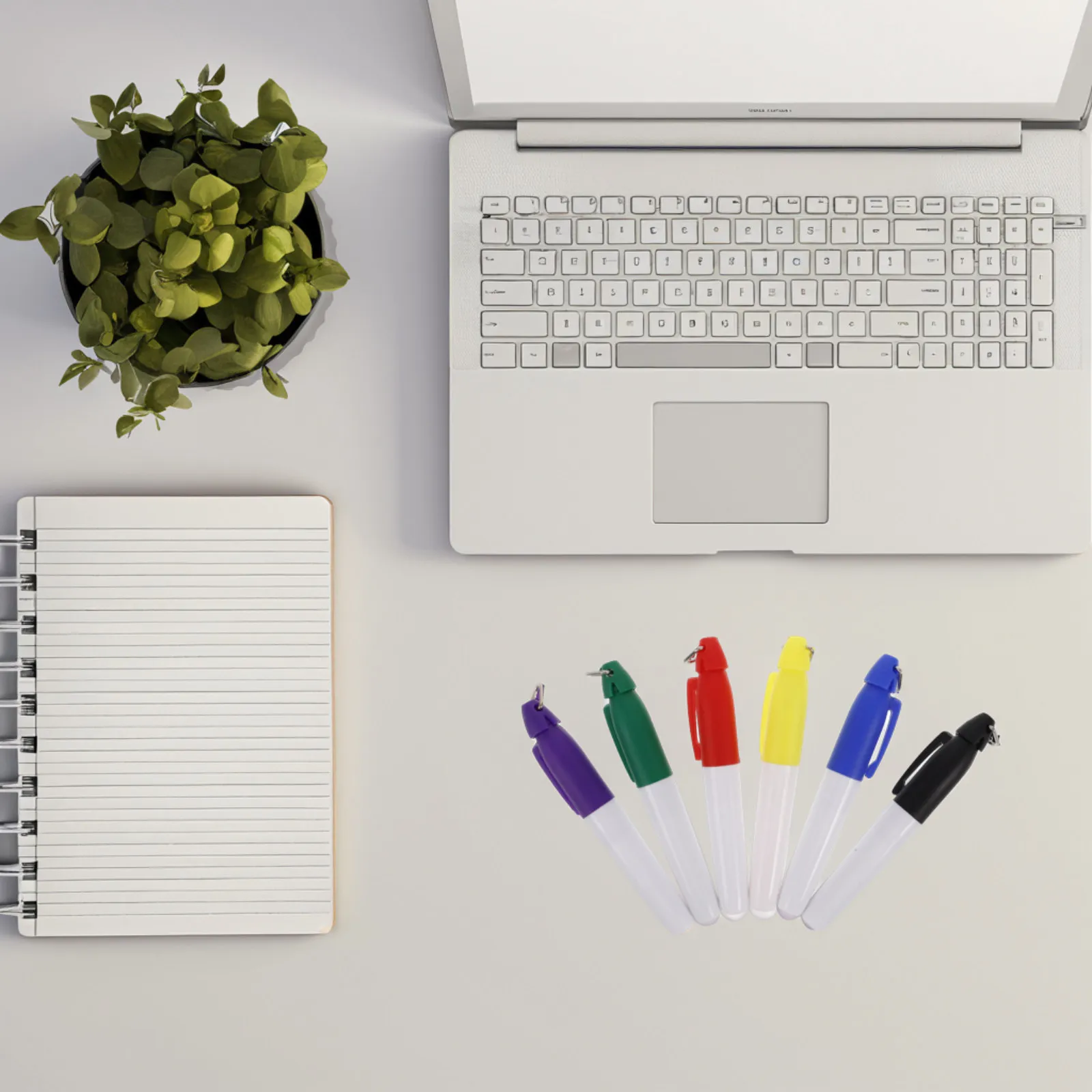 

6Pcs Golf Ball Marking Pen Set Fine Point Permanent Markers for Alignment Putting Outdoor Use Comfortable Grip Portable Keychain