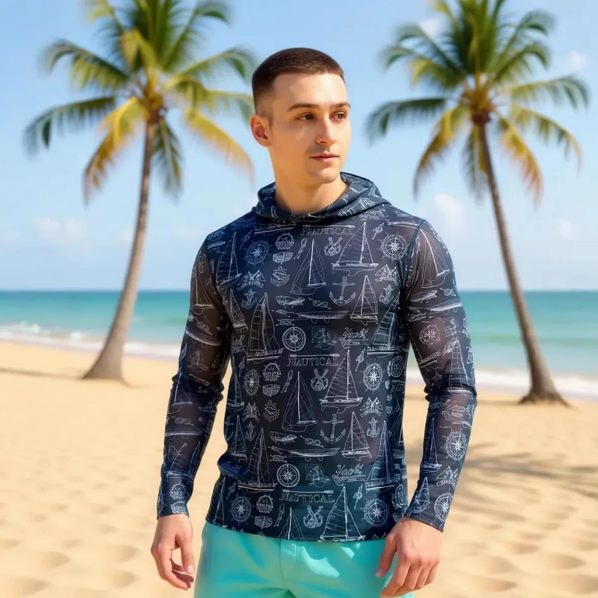 Long Sleeved Fishing Personalized Outdoor Sportswear Quick-Drying Top Running Sun Protection T-Shirt