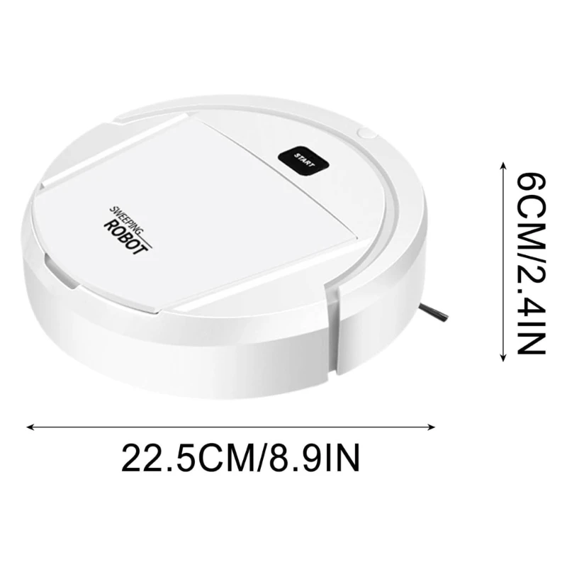 Efficient Robot Vacuum Sweeping Robot Powerful Robot Vacuum Small Home Appliances Floor Cleaning Robot Plastic Material