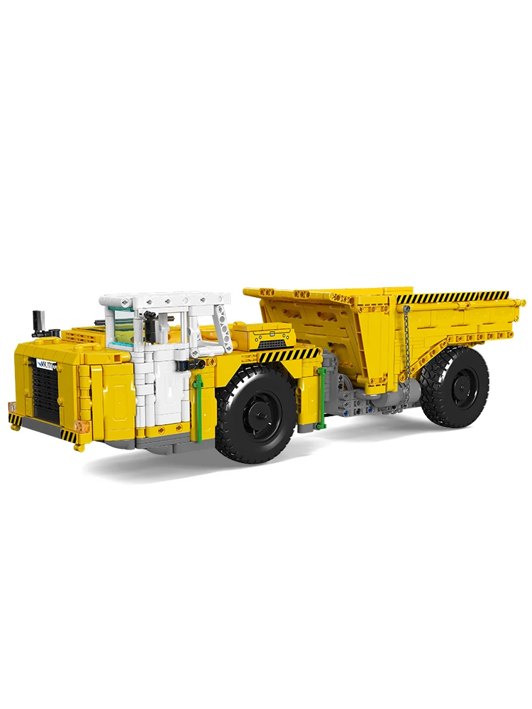 Mould King 17101 17102 Technisches LKW-Spielzeug RC Bergbau-Spezifischer Gelenkter Muldenkipper Baustein-Set Kinder Weihnachtsgeschenk
