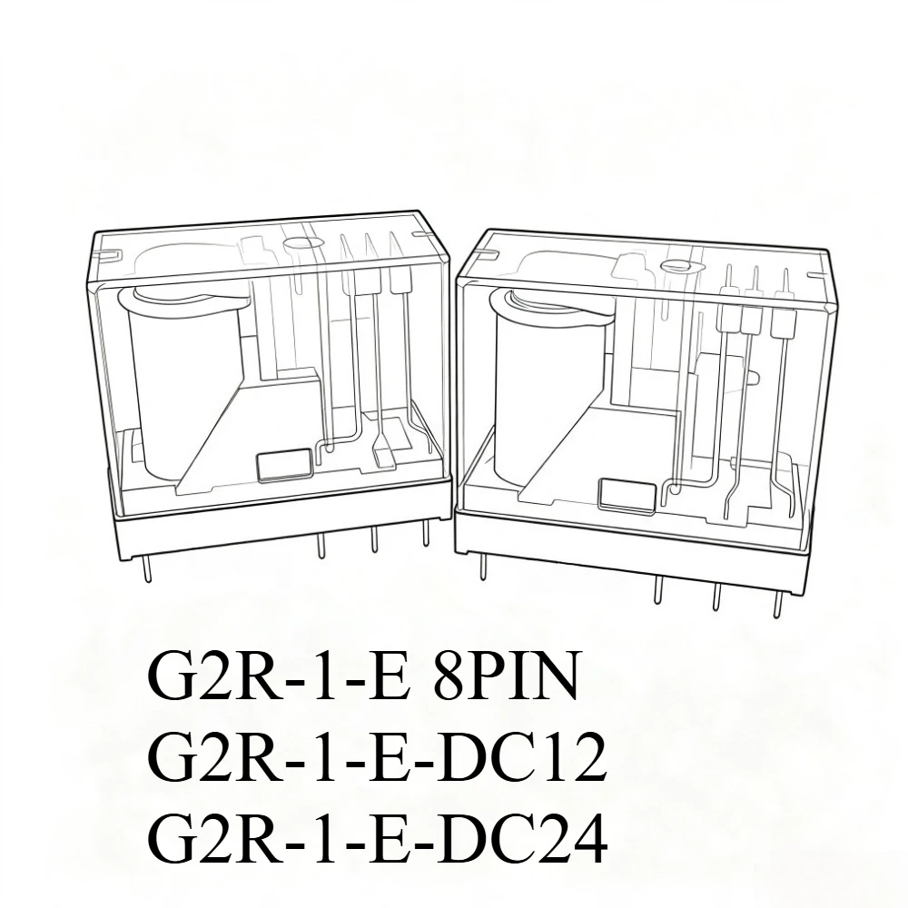 5PCS/Lot Original G2R-1-E 8PIN G2R-1-E-DC12 G2R-1-E-DC24 16A 250V G2R-1 2 1A 1-EN 12VDC 24VDC DC12V DC24V Electromagnetic relay