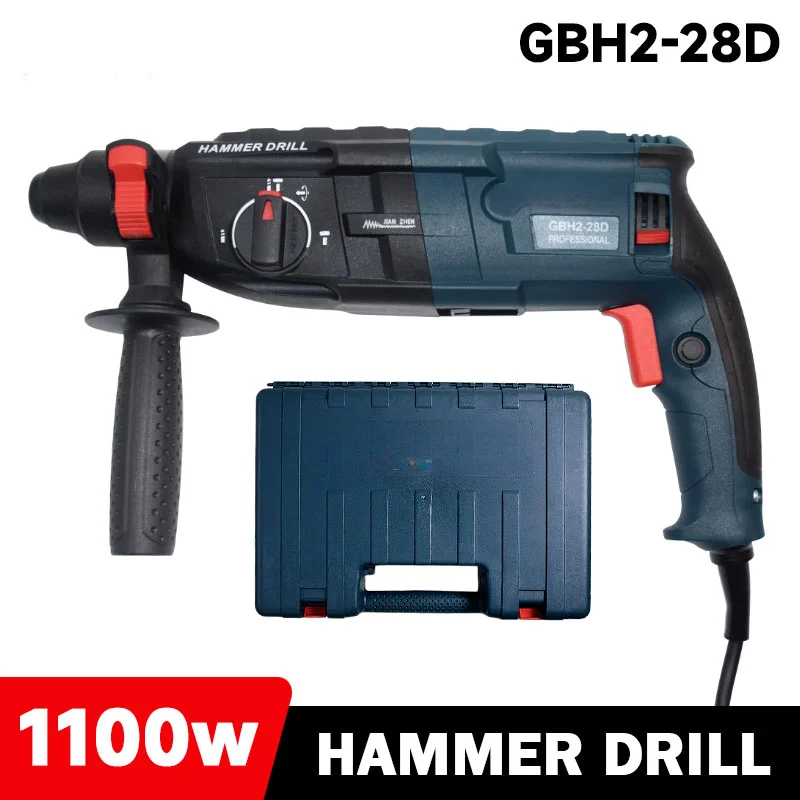 220V Electric Hammer Drill Perforator, Demolition Pick, Concrete Slotting Chisel, Heavy Duty Breaker Tool,Fit Bosch Design