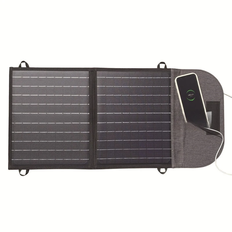 

30W Solar Folding Bag Mobile Phone Tablet Charger Voltage Regulated Crystalline Silicon Solar Panel Component Charging Bag