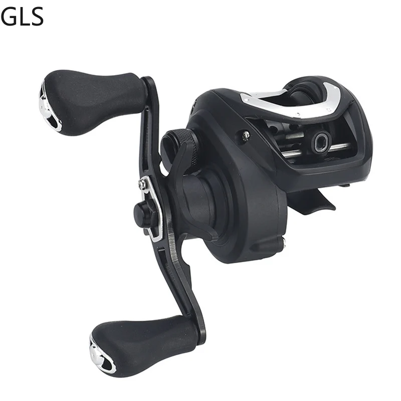 

GLS Newest Metal Spool Saltwater/Freshwater High Speed Fishing Wheel Gear Ratio 7.5:1 Baitcasting Fishing Reel baitcasting reel