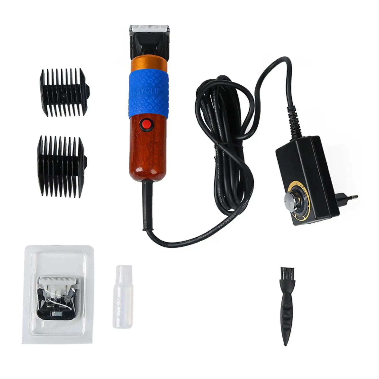 Mains-Powered Hair Grooming Tool Trimmer with Performance Dial Corded Hair Trimmer Kit with Guide Combs Heavy Duty Barber