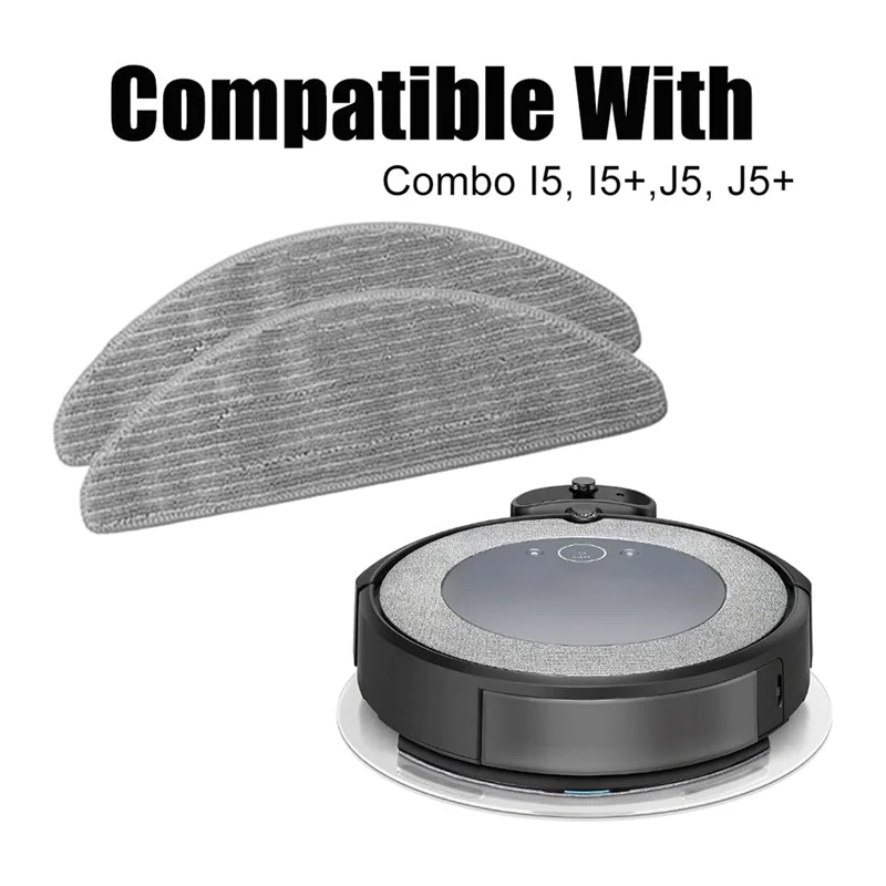 YCOC-Compatibile per Irobot Roomba Combo I5, I5+,J5, J5 Plus Accessori di ricambio Spazzola laterale principale Filtro Mop Sacchetto per la polvere