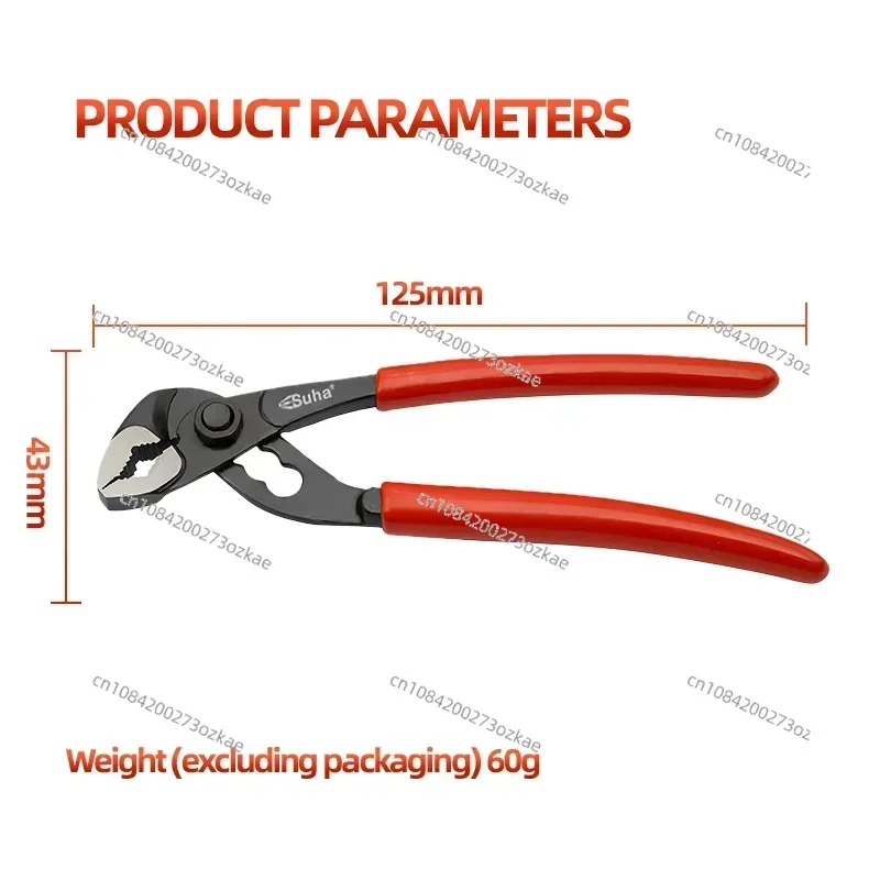 New Design 5inch Mini Adjustable Stenciled Crescent Wrench Small Pipe Pliers Multi Functional Shifting Spanner Pump Clamp