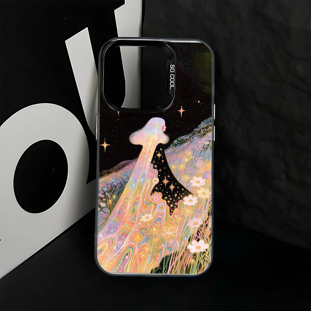 Rainbow Girl Dress Art Kawaii - Phone Cases Kawaii recension och pris