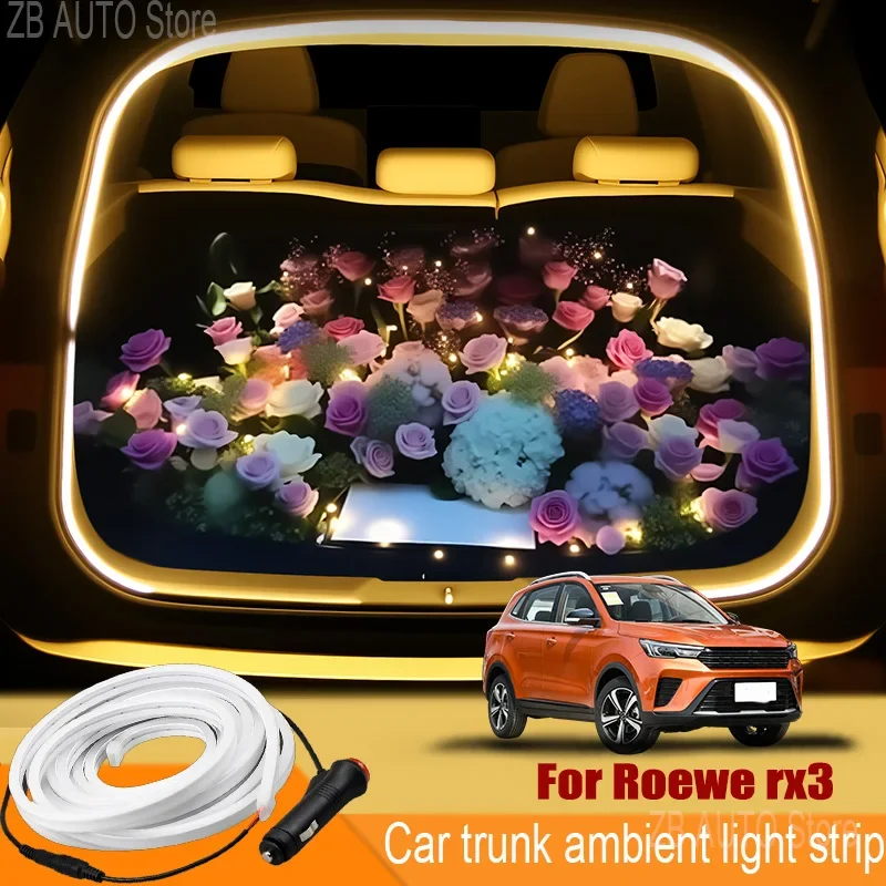 

For roewe rx3 Automobile trunk ambient light automatic sensing car interior lighting with accessories