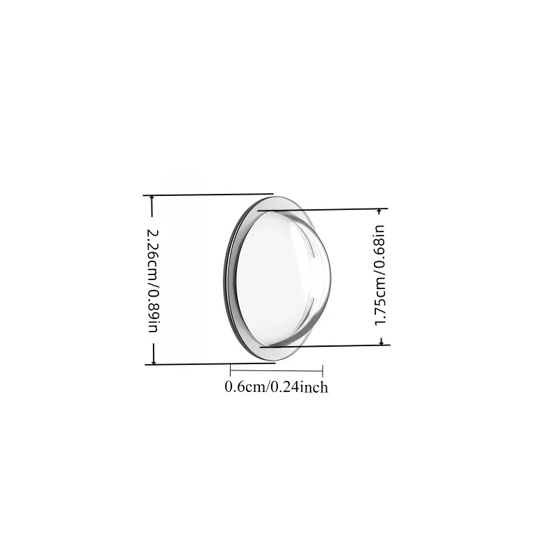 2/6PCS 360-degree Panoramic Camera Protection Cover for Cars, High-definition, Scratch-resistant, Easy to Install view 3