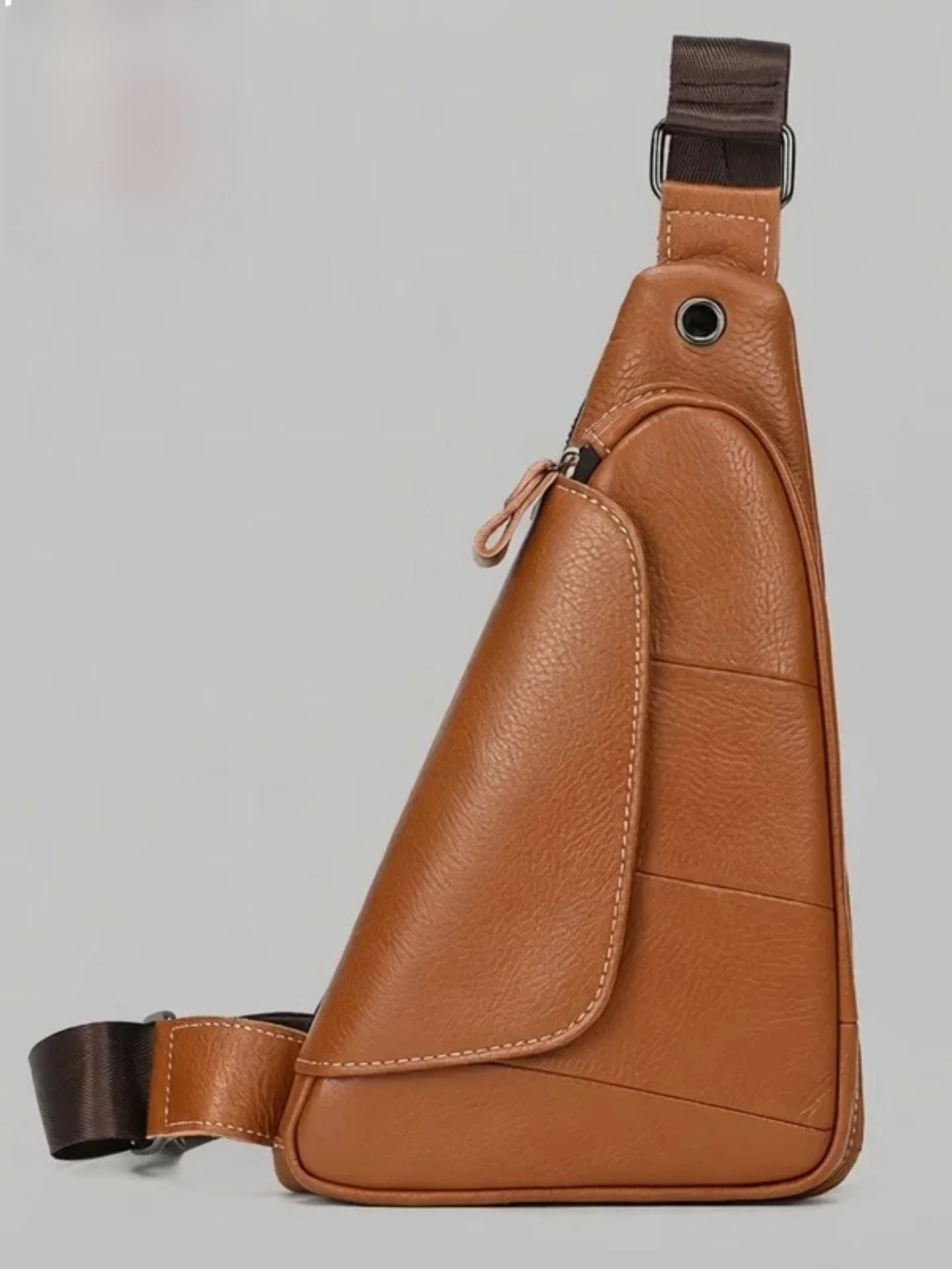 yuqixuan-men's-fashionable-leather-chest-bag-top-layer-cowhide-single-shoulder-crossbody-bag-spring-summer-style