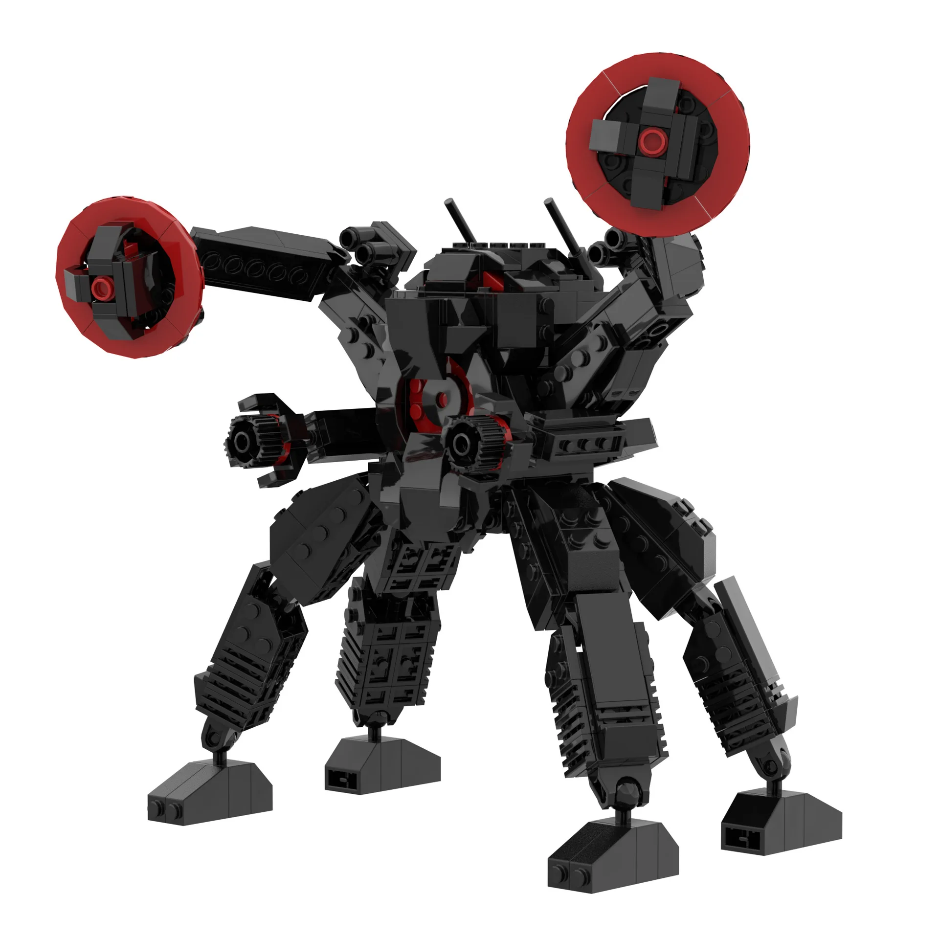 

480PCS Spider Speaker Evolved Building Blocks Video Game Mecha Model Toy Unique Gift for Toilet Lovers Holiday Present