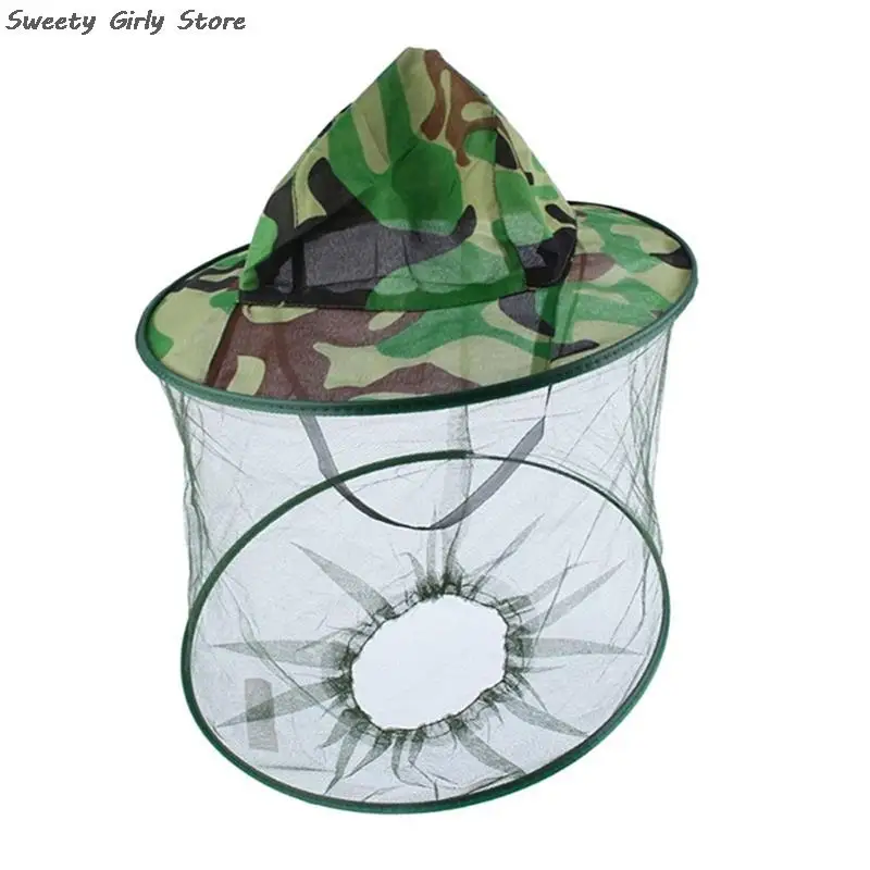 Garden Working Hat With Mesh Face Cover Bucket Hats Insect Bugs Bee Protection Caps Beekeeping Sun Cap Fishing Face Protector