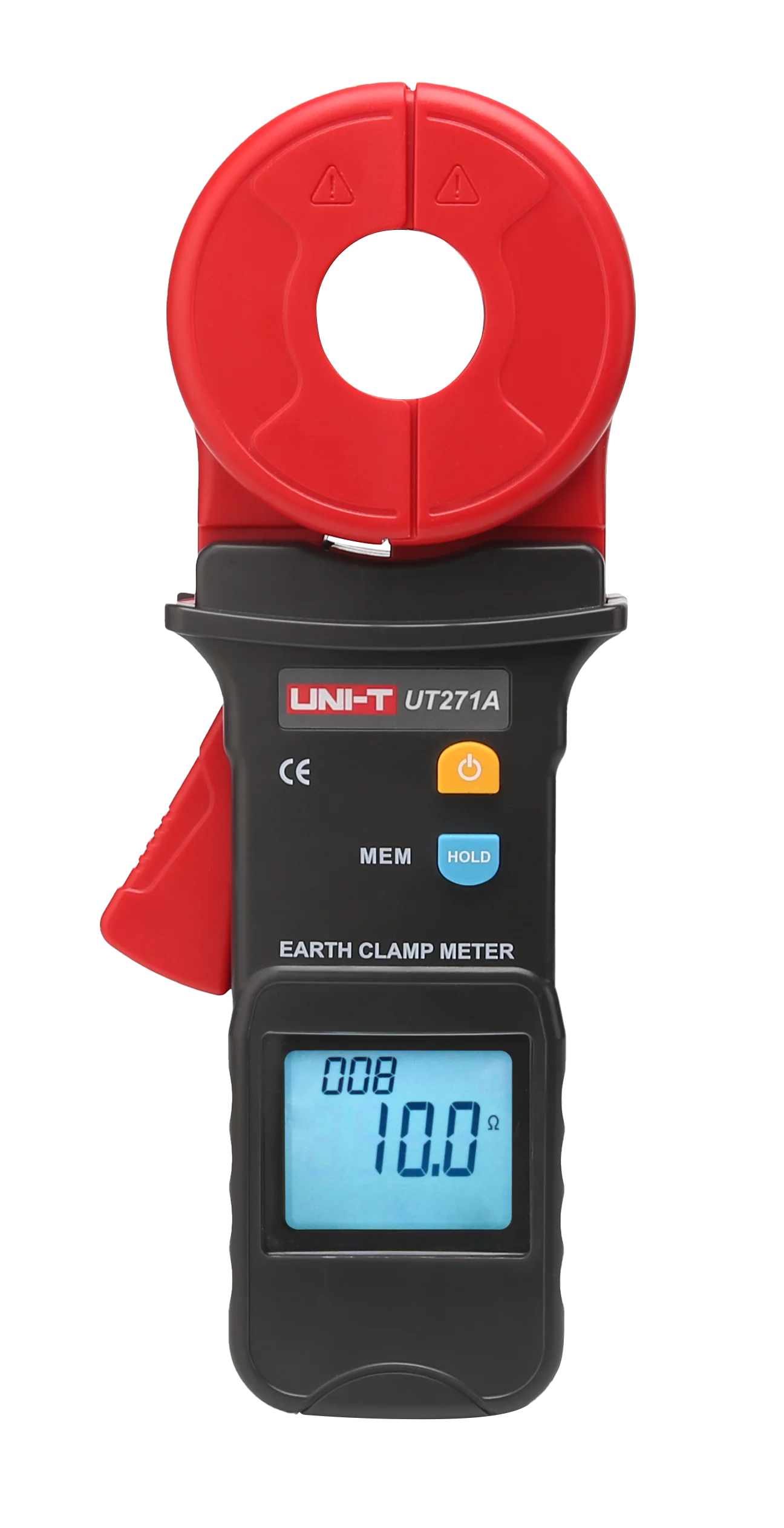 UNI-T UT271A/B/C Clamp Ground Tester Φ32mm 0.01‑395/590/1000Ω Earth Resistance Leakage Meter for Telecom Power Oil Fields