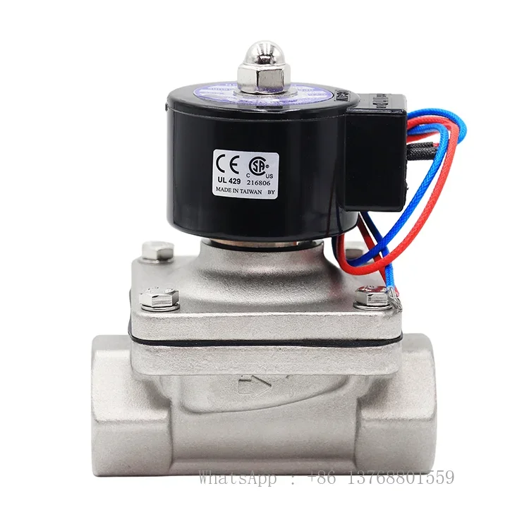 SUW-25 DN25 1inch Zero Pressure Start Stainless Steel AIir Solenoid Valve