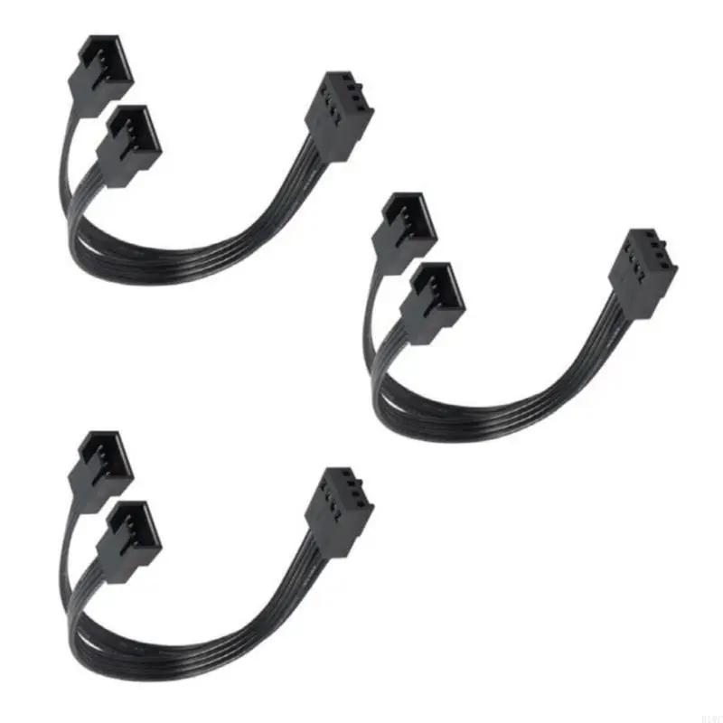 4PIN Adapter Cable 1-2 Computer CPU ЦП Сплиттер ПК Удлиняющий вентилятор