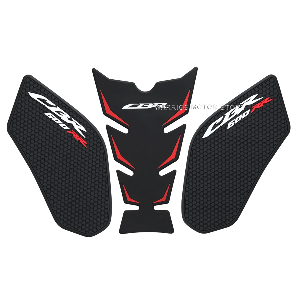 For Honda CBR600RR CBR 600 RR 2003-2006 2004 2005 Motorcycle  Side Fuel Tank Pad Knee Traction Pad Rubber Stickers