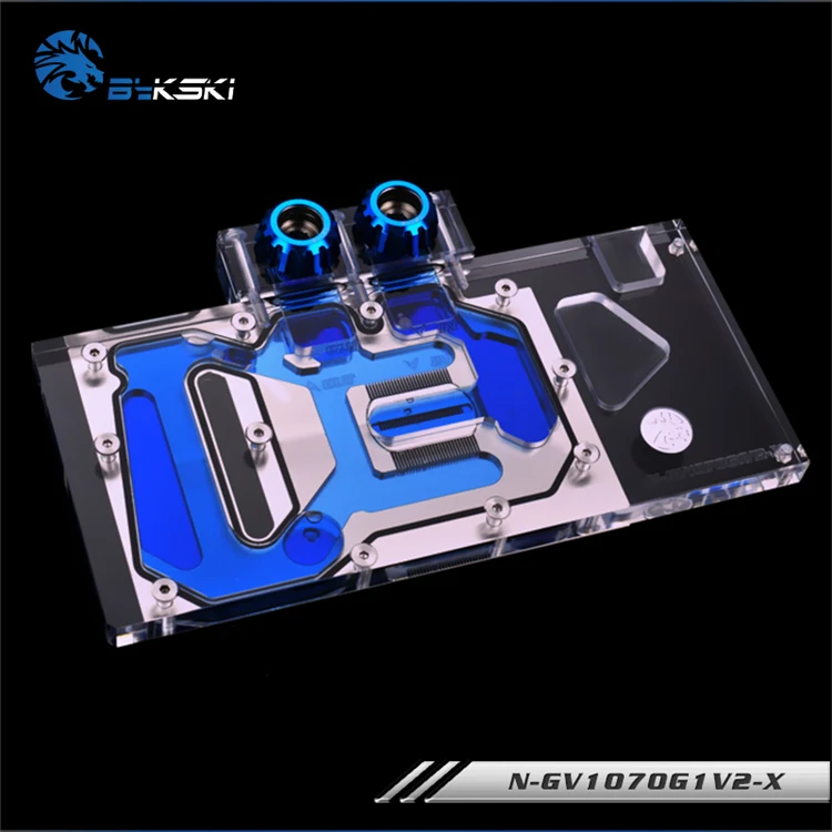 Imagem -03 - Bykski Bloco de Água para Uso com Múltiplos Segundos Rev2.0 1070 g1 Rev.2.0 Aorus Gtx1070ti