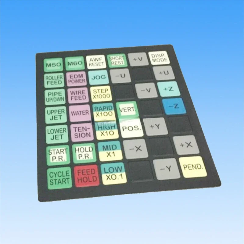 

Fanuc wire edm membrane sheet (keyboard mask) A98L-0001-0992#E keyboard panel control panel for Fanuc DWC-iA,iB,iC