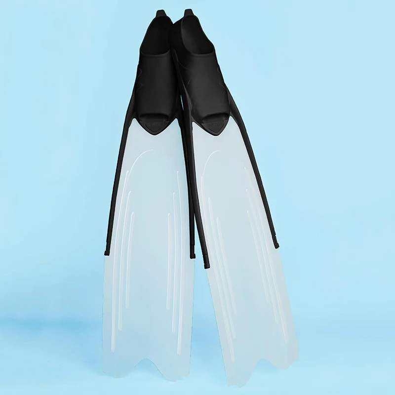 

Professional Freediving Long Fins Flippers - for Spearfishing, Snorkeling , Scuba Diving & Water Sports | PP+TPR with Anti-Skid
