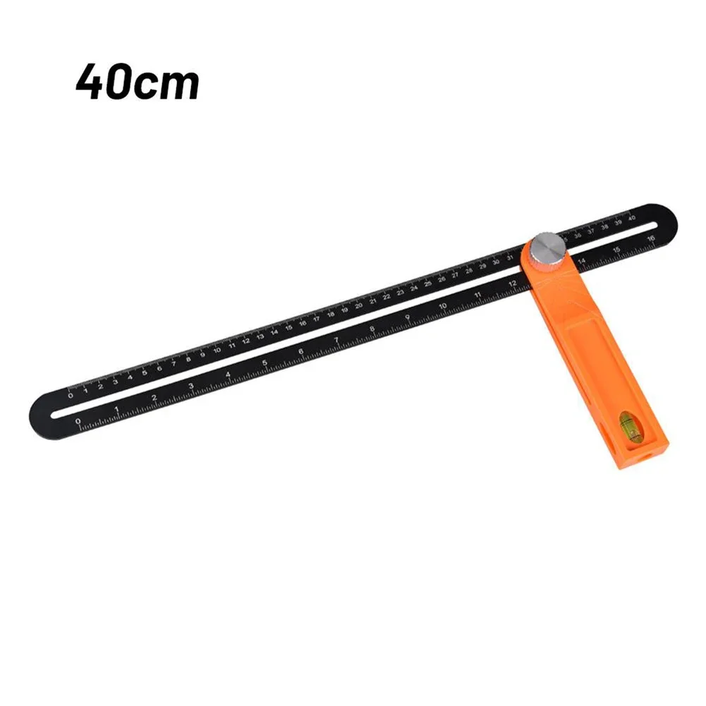 Angle Ruler Gauges Gauges Red Black T Bevel For Adjustable Angles Tri Square For Precise Measurements Aluminum Alloy