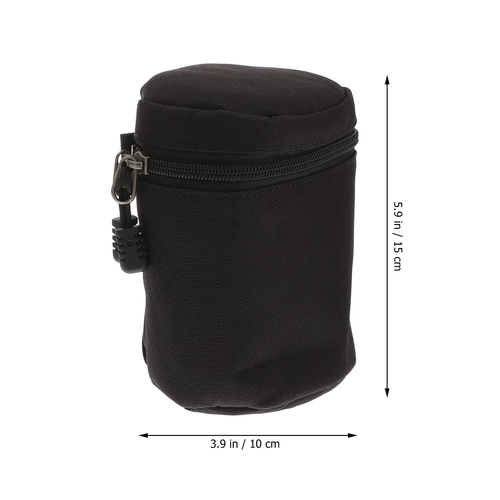 Camera Lens Pouch Premium Pu Portable Shockproof Water Resistant Drop Protection Bag For Dslr Lenses Accessory