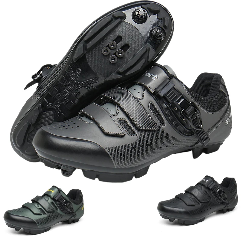 Men's Mountain Bike riding Shoes MTB,Breathable Upper,Women's Outdoor Road Racing Cycling Shoes SPD Compatible With Peloton