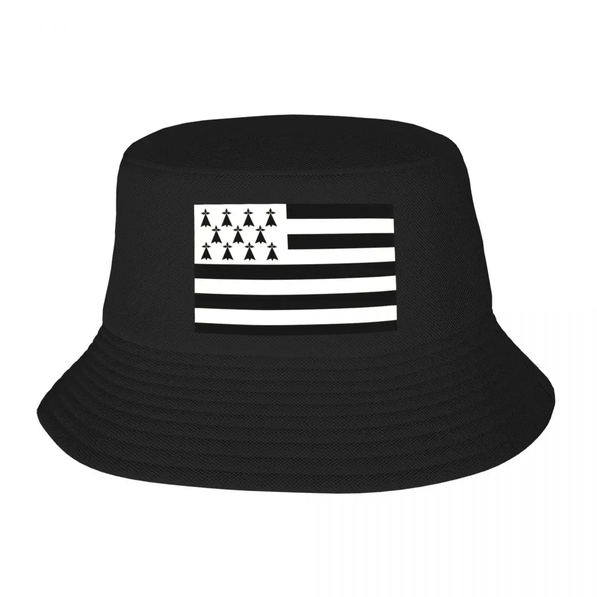 Brittany kova şapka özel bayrak erkekler kadınlar moda yaz plaj güneş fransa bölge işareti kimlik ulus balıkçı kap