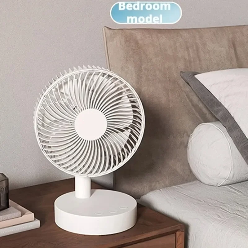 Xiaomi Youpin Fan Kleine Witte Desktop Timer Mute Met Vier-Speed Verstelbare Draagbare Ventilator Opladen Modellen Afneembare Bureauventilator