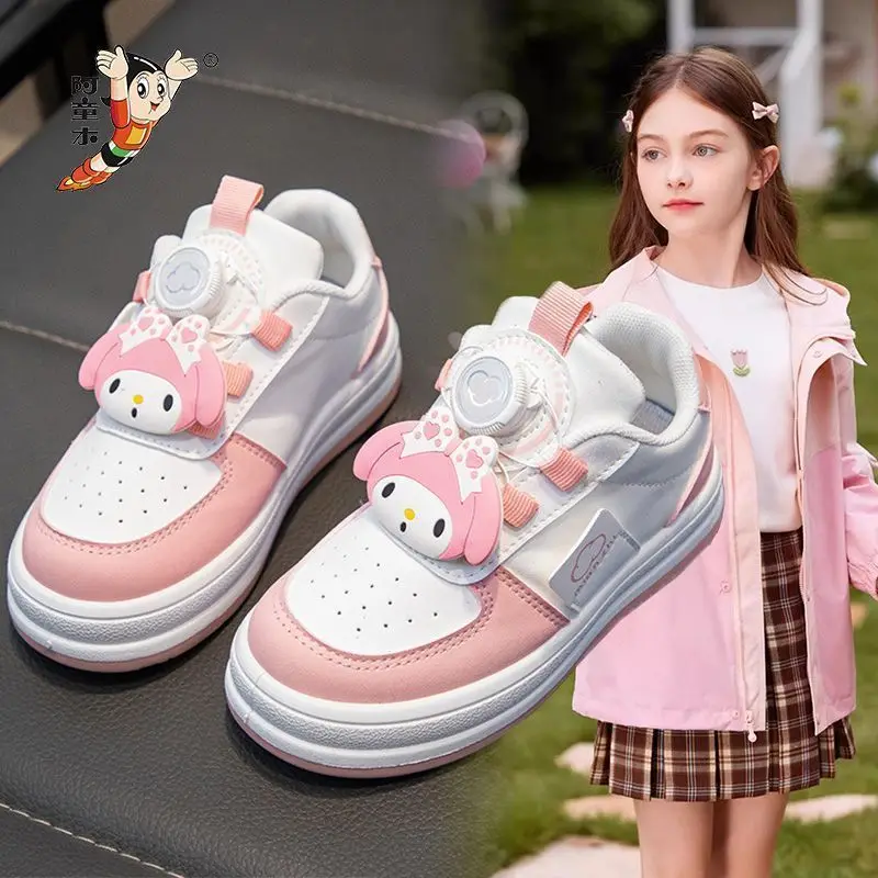 

Kawaii Kuromi My Melody Sanrio, милые нескользящие кроссовки, студенческие кроссовки для альпинизма, детские подарки на день рождения для девочек