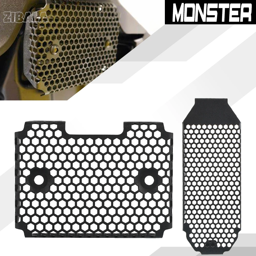 Motorcycle CNC Aluminum Oil Cooler Cover Radiator Shield Grille Guard For Ducati Scrambler Urban 2015-2023 2024 2025 2026 2027