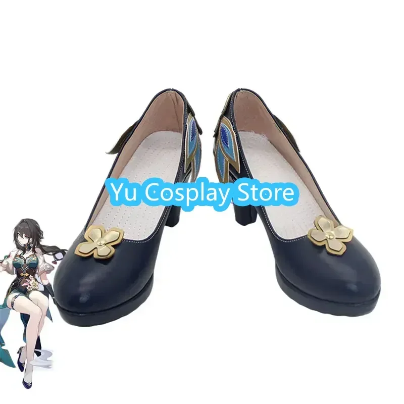 

Ruan Mei Cosplay Shoes PU Leather Shoes Halloween Carnival Boots Honkai Star Rail Cosplay Prop Custom Made