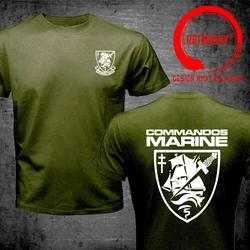 Funny T Shirt Men Military French Marines Special Operation Forces Commandos Marine T Shirts Men Casual T-Shirt Hombre Camisetas